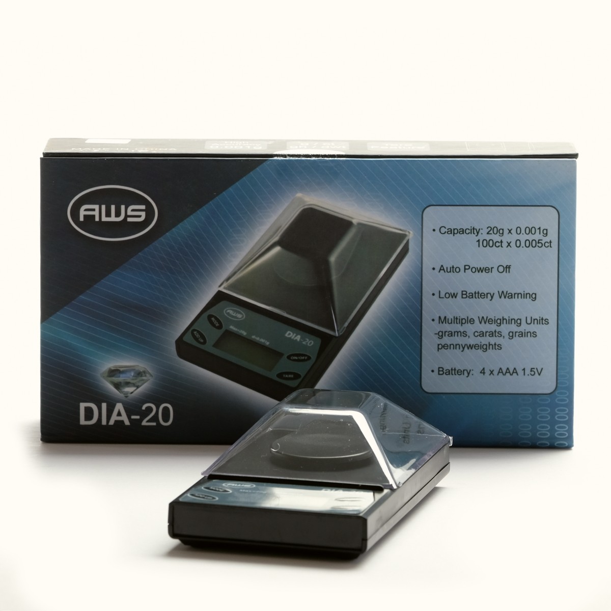 DIA20 Digital Carat Scale - 100 x 0.005 